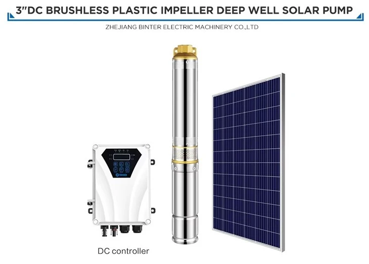 3DSD5.5-74-110-750 750w Solar Dc Power Deepwell Water Pump For Irrigation suppliers